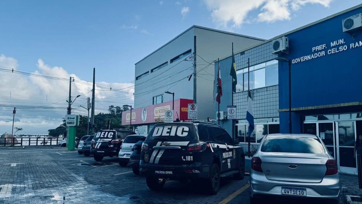 Operação Desvio de Fase: Prefeitura de Governador Celso Ramos é investigada por suspeita de corrupção em licitações de iluminação pública