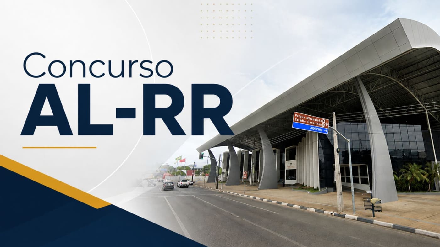 Concurso AL-RR: Provas para 226 vagas em Roraima serão aplicadas em junho de 2026