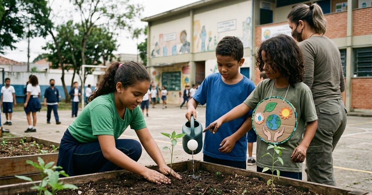Criação de selo que incentiva ações ambientais em escolas vai para a Câmara - Tribuna do Sertão